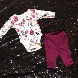 Old Navy 0-3 Months BodySuit And pants